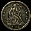 Image 1 : 1857 Seated Liberty Dime NEARLY UNCIRCULATED