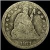 Image 1 : 1877-CC Seated Liberty Quarter NICELY CIRCULATED