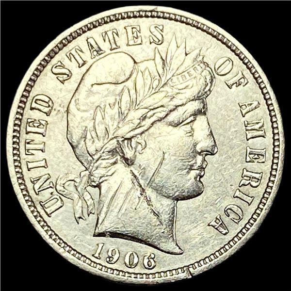 1906-O Silver Barber Dime HIGH GRADE
