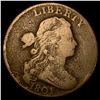 Image 1 : 1801 Draped Bust Large Cent NICELY CIRCULATED