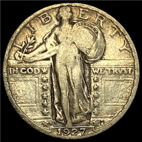 1927-S Standing Liberty Quarter LIGHTLY CIRCULATED