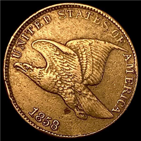 1858 Flying Eagle Cent CLOSELY UNCIRCULATED