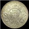 Image 2 : 1919 British-India Silver 1 Rupee UNCIRCULATED