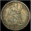 Image 1 : 1887-S Seated Liberty Dime NEARLY UNCIRCULATED