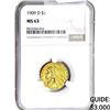 Image 1 : 1909-D $5 Gold Half Eagle NGC MS63