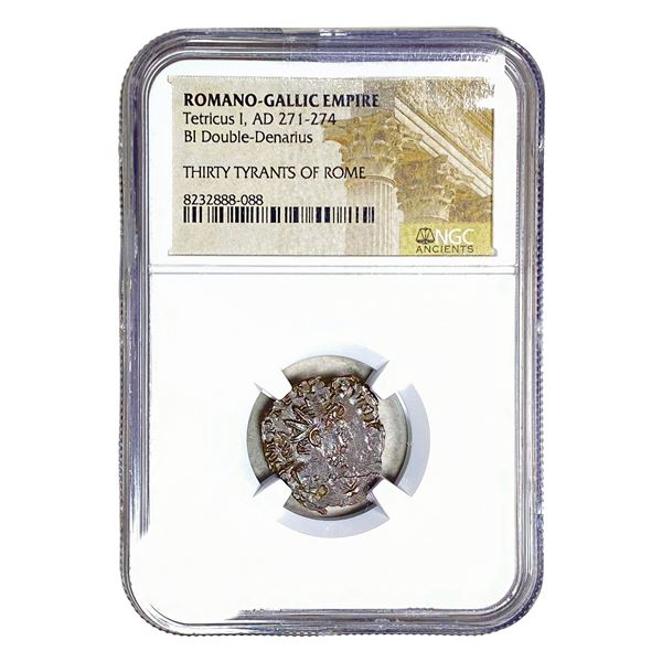 Romano-Gallic Tetricus I 271-274 BI Dbl-Denarius NGC