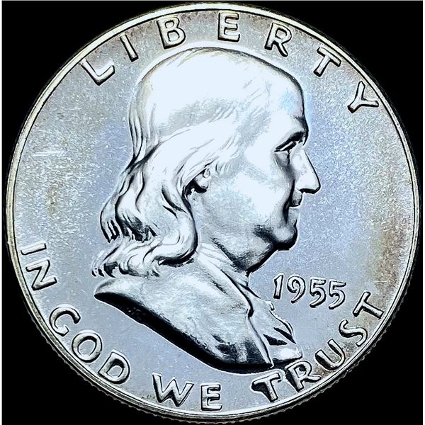 1955 Franklin Silver Half Dollar FBL CHOICE  PROOF