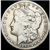 Image 1 : 1892-CC Silver Morgan Dollar LIGHTLY  CIRCULATED