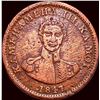 Image 1 : 1847 Hawaii Copper Cent Hapa Haneri HIGH  GRADE