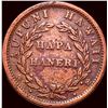 Image 2 : 1847 Hawaii Copper Cent Hapa Haneri HIGH  GRADE