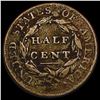 Image 2 : 1809 Classic Head Half Cent LIGHTLY CIRCULATED