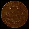 Image 2 : 1819 Coronet Head Large Cent NEARLY  UNCIRCULATED