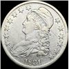 Image 1 : 1831 Capped Bust Half Dollar NEARLY  UNCIRCULATED