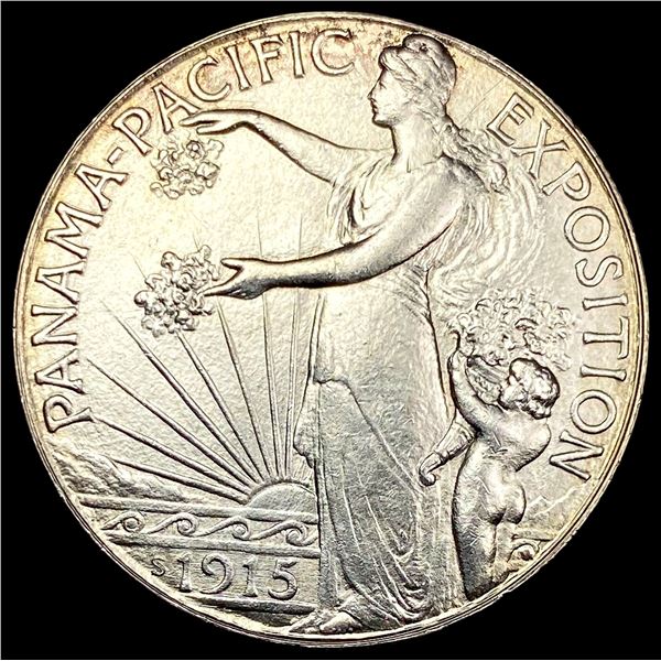 1915-S Silver Panama-Pacific Half Dollar  UNCIRCULATED