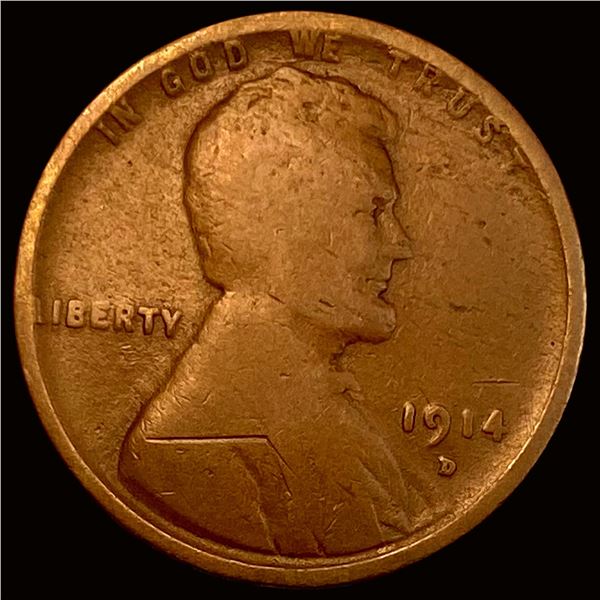 1914-D Lincoln Wheat Cent NICELY CIRCULATED