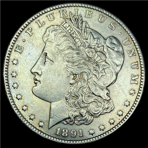 1891-S Silver Morgan Dollar CHOICE AU
