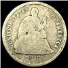 Image 1 : 1868-S Seated Liberty Dime NICELY CIRCULATED