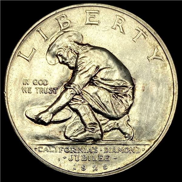 1925-S Silver California Jubilee Half Dollar  UNCIRCULATED