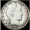 Image 1 : 1901 Silver Barber Half Dollar LIGHTLY  CIRCULATED