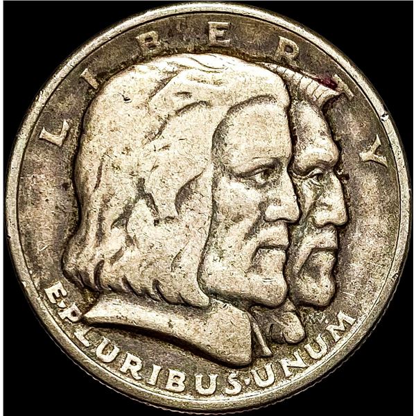 1936 Silver Long Island Half Dollar LIGHTLY  CIRCULATED
