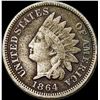 Image 1 : 1864 Indian Head Cent NICELY CIRCULATED