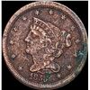 1855 Braided Hair Half Cent NICELY CIRCULATED