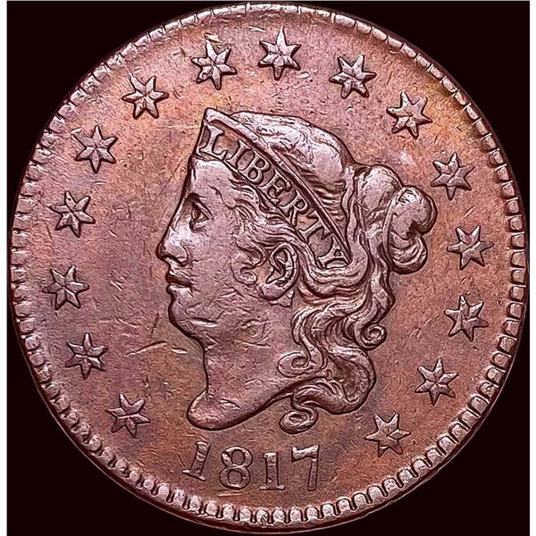 1817 Coronet Head Large Cent CLOSELY  UNCIRCULATED