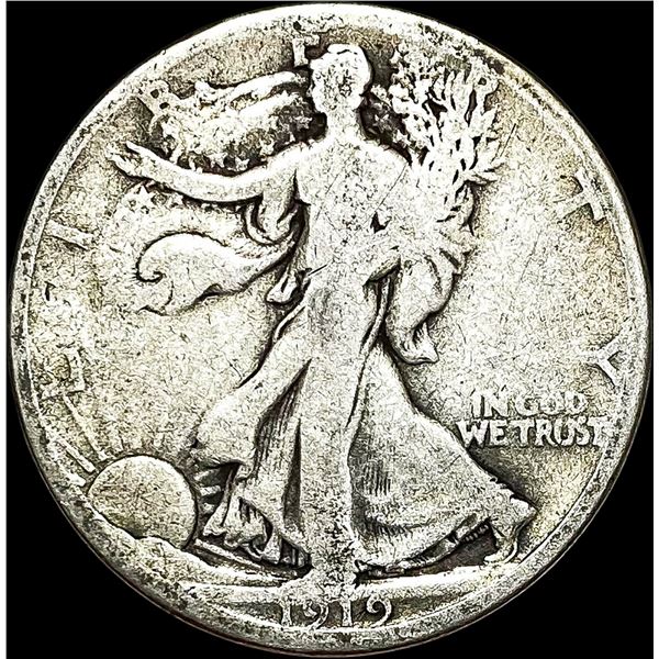 1919-D Walking Liberty Half Dollar NICE CIRC