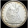 1843 Seated Liberty Half Dollar NEARLY  UNCIRCULATED