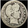 Image 1 : 1914-S Silver Barber Quarter NICELY  CIRCULATED