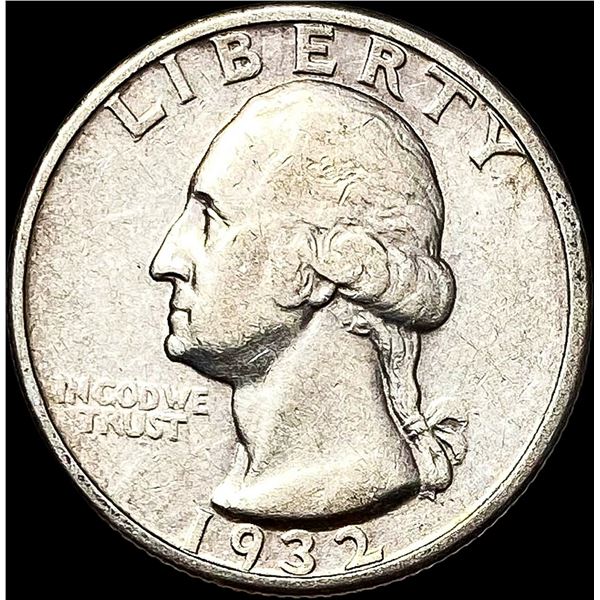 1932-S Silver Washington Quarter LIGHTLY  CIRCULATED