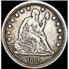 Image 1 : 1861 Seated Liberty Quarter NEARLY  UNCIRCULATED