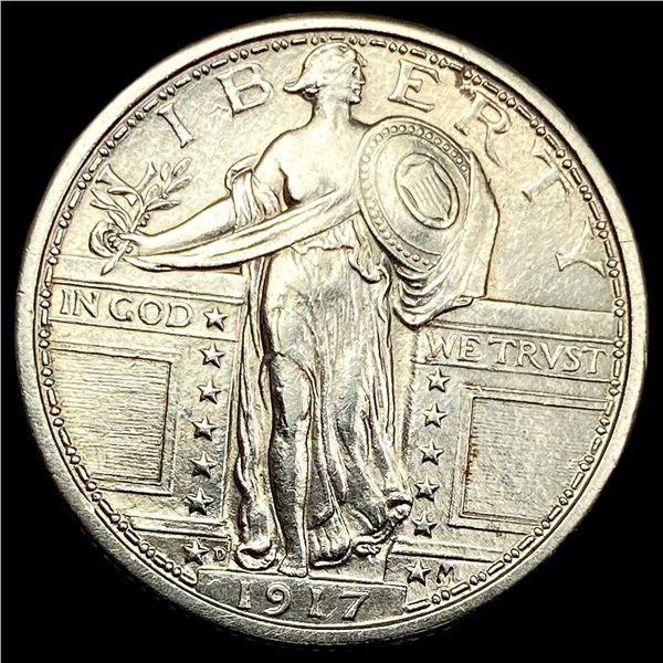 1917-D Type 1 Standing Liberty Quarter  UNCIRCULATED