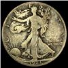 Image 1 : 1921-D Walking Liberty Half Dollar NICELY  CIRCULATED