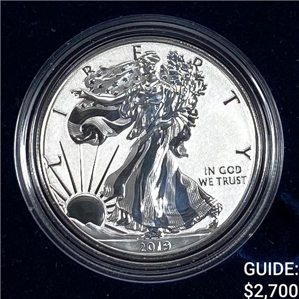 2019 American Silver Eagle Enhanced Rev Proof 1oz  UNC