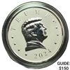 Image 1 : 2024 Donald Trump 1oz Silver Round  UNC