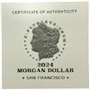 Image 3 : 2024-S US Mint Silver Morgan Dollar  UNC