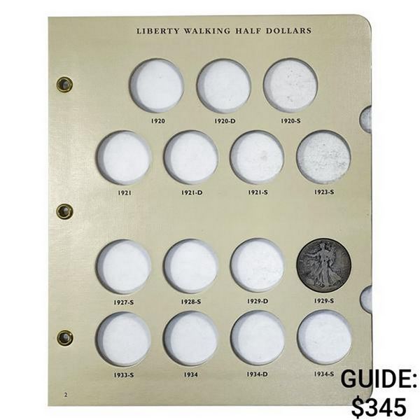 1929-1946 Lib. Walk. %0C Album [11] Coins