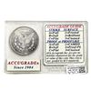 Image 2 : 1921 Morgan Silver Dollar ACCUGRAGE UNC DMPL