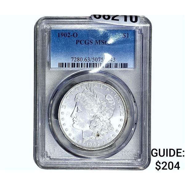 1902-O Morgan Silver Dollar PCGS MS63