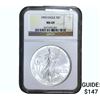 Image 1 : 1993 Silver Eagle NGC MS69