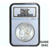 Image 1 : 1884-CC Morgan Silver Dollar NGC MS63