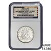 Image 1 : 1860O Seated Liberty Half Dollar NGC UNC Shipwreck