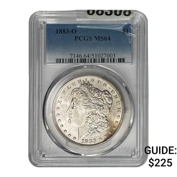 1883-O Morgan Silver Dollar PCGS MS64