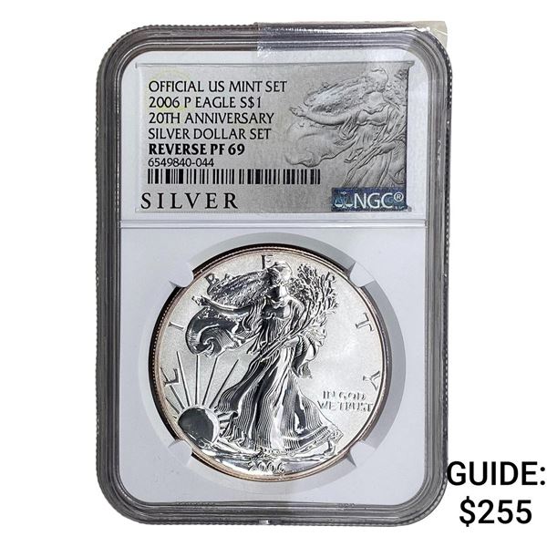 2006-P Silver Eagle NGC RP69 20th Anniversary