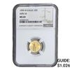 Image 1 : 1999-W 1/10oz $5 Gold Eagle NGC MS69 With W
