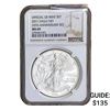 Image 1 : 2011 Silver Eagle NGC MS69 20th Anniversary