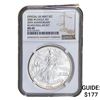 Image 1 : 2011 Silver Eagle NGC MS69 20th Anniversary