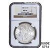 Image 1 : 1881-S Morgan Silver Dollar NGC MS66