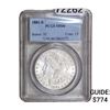 Image 1 : 1881-S Morgan Silver Dollar PCGS MS66